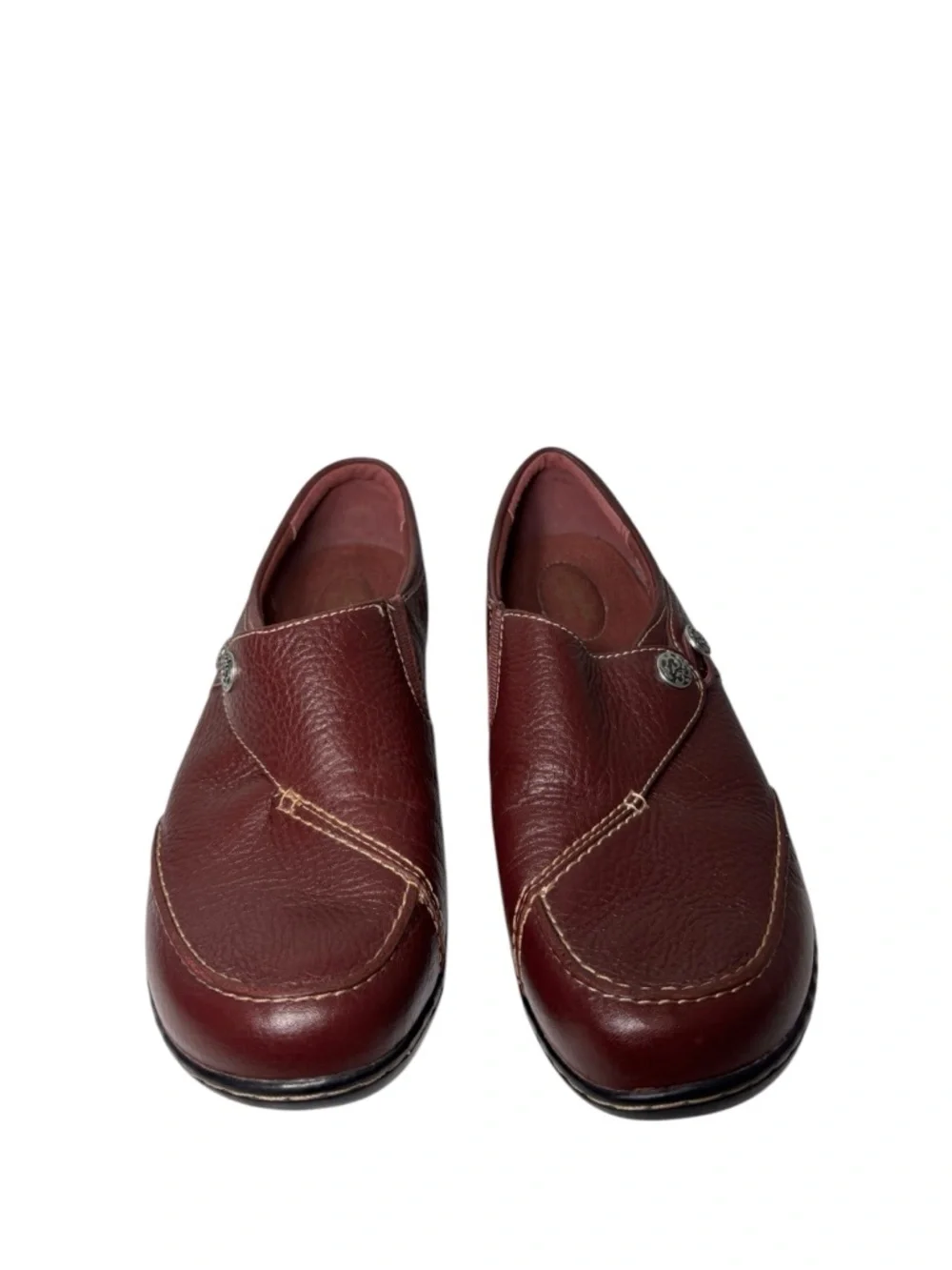 Clarks Bendables Ashland Lane Q Slip‎ On Loafer Redwood Red Women’s Size 11 W